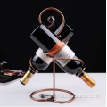 Longan steel tube wine rack